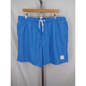 American Eagle Blue Above Knee Swim Trunks Size XL Mesh Liner Mens New